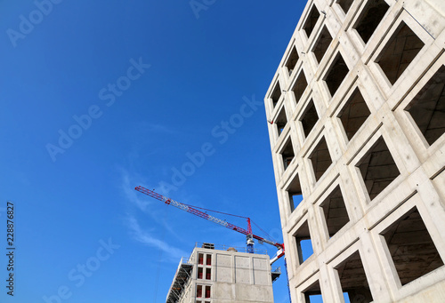 Obraz na płótnie Construction site w salonie