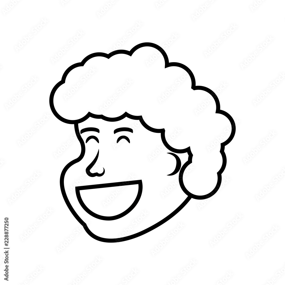 head of child boy avatar character head of child boy avatar character