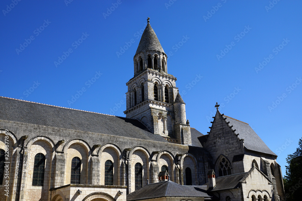 clocher de l'église Notre-Dame-la-Grande à Poitiers