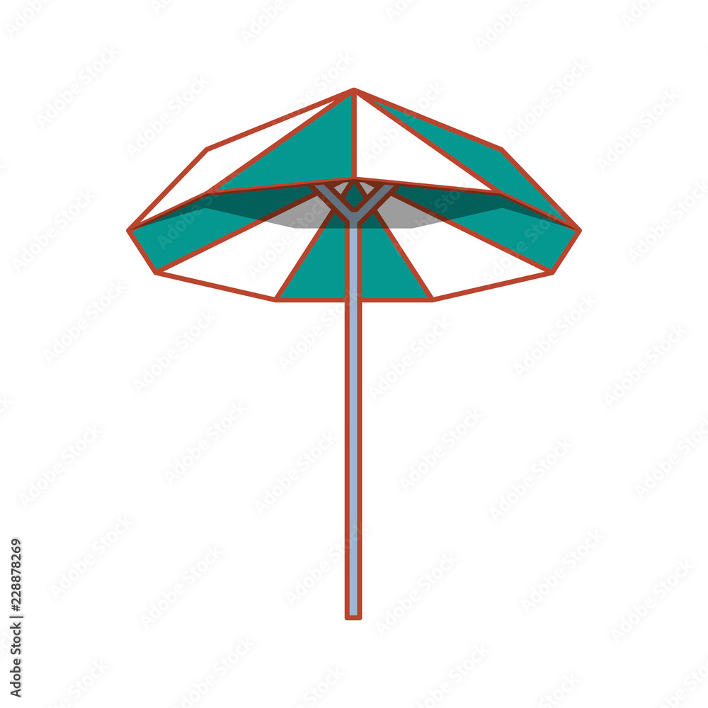 Fototapeta premium umbrella open isolated icon