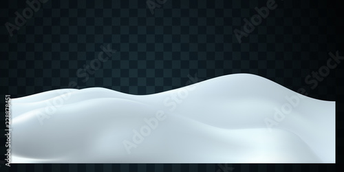 Vector illustration of winter decoration.