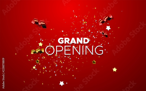 Grand Opening. Business startup open ceremony