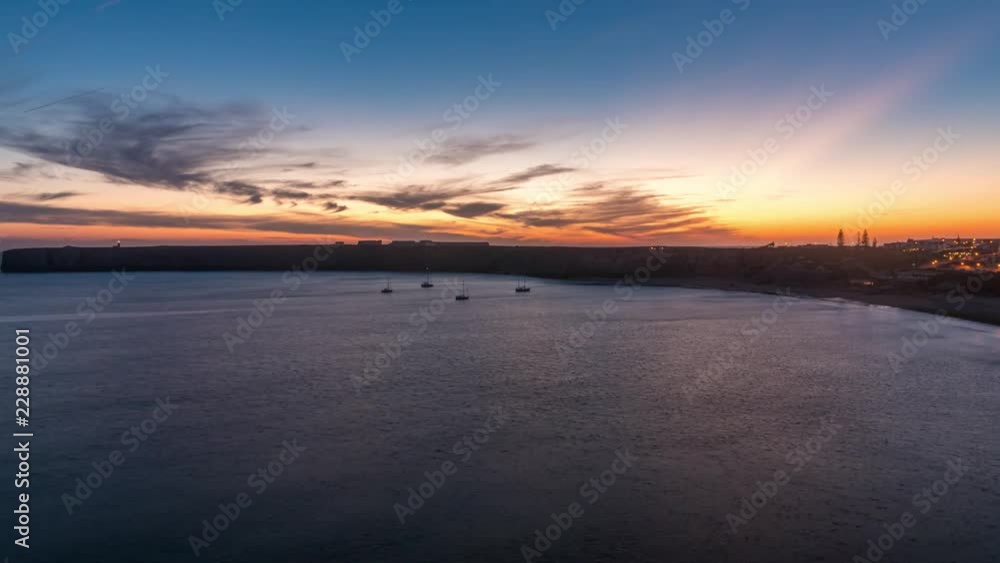 algarve portugal time lapse day to night at sunset algarve portugal time lapse day to night at sunset