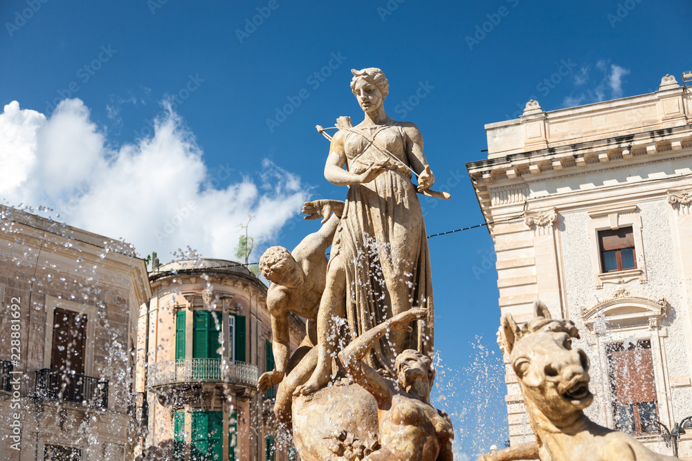 Diana or Artemis Fountain, Syracuse, Sicily