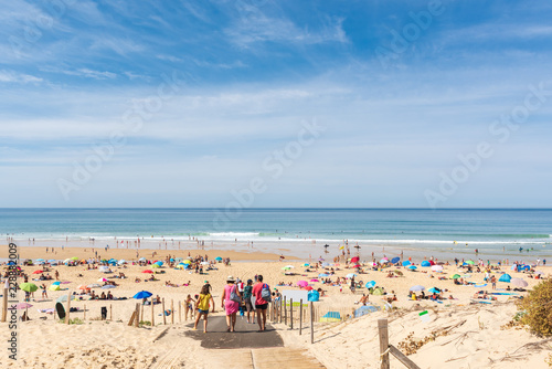 LACANAU-LE PORGE  Gironde  France   la plage du Porge