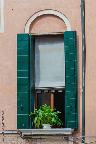 The best windows in the beautiful city of Venice photo
