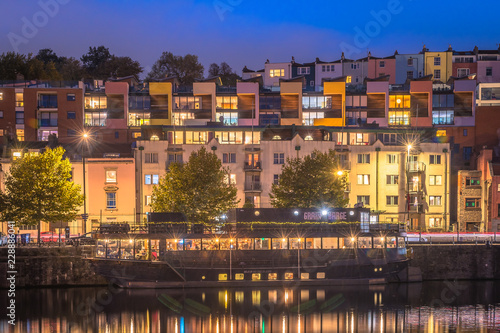 The Grain Barge at Nightfall