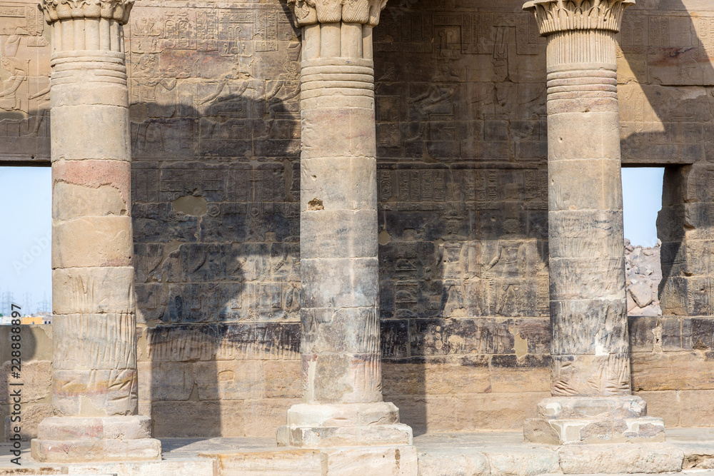 Philae temple on Agilkia Island