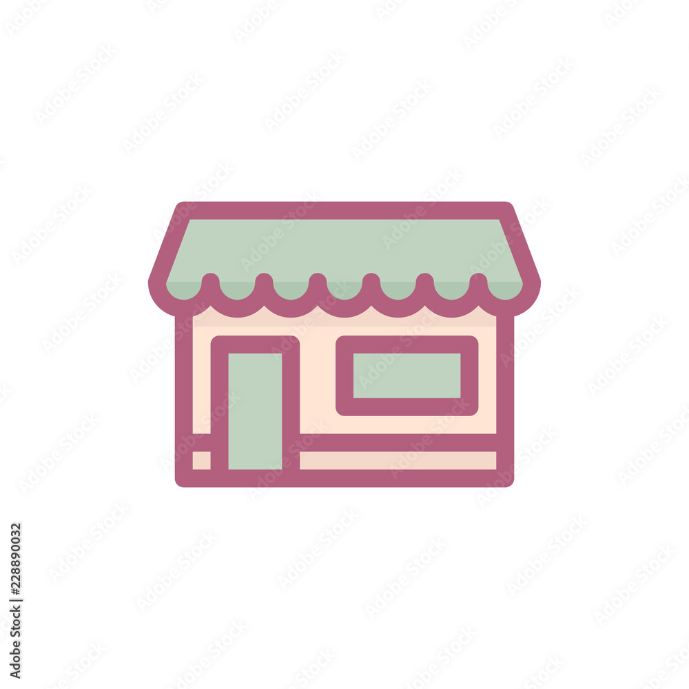 shop icon filled outline with dusk style shop icon filled outline with dusk style