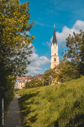 Beautiful view near Vilshofen - Danube - Bavaria - Germany