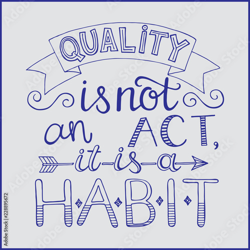 Calligraphy Inspirational quote. Motivation for life and happiness