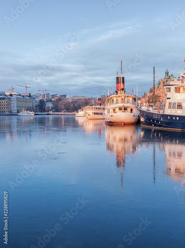 Stockholm winter image with...
