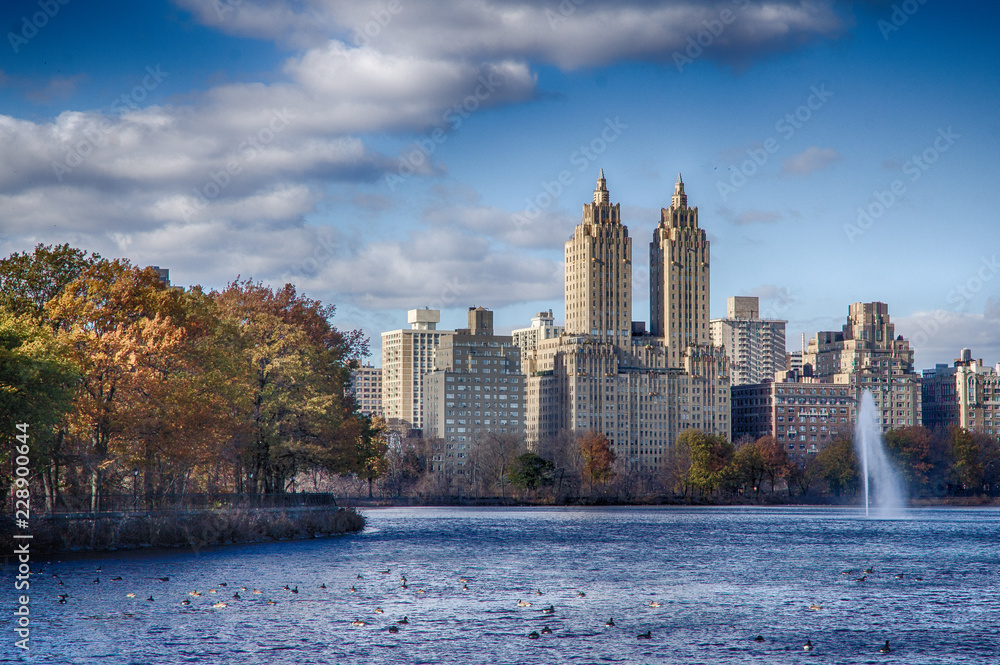 Jacqueline Kennedy Onassis Reservoir in Central Park, New York City, New York Jacqueline Kennedy Onassis Reservoir in Central Park, New York City, New York