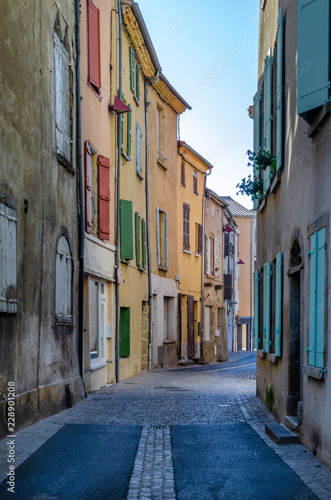 French town street