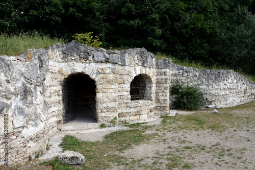 Grotto in the estate Blachernae-Kuzminki. Natural historical park "Kuzminki-Lyublino"