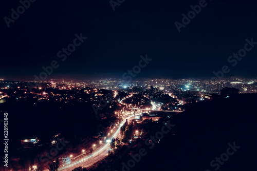 Night Yerevan lights and long exposure © vardan