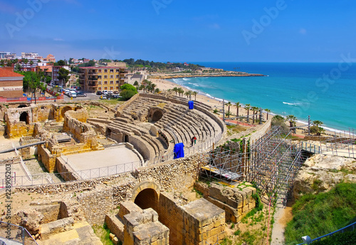 Photography Tarragona römisches Amphitheater in Spanien - Tarragona  the roman amphitheatre
