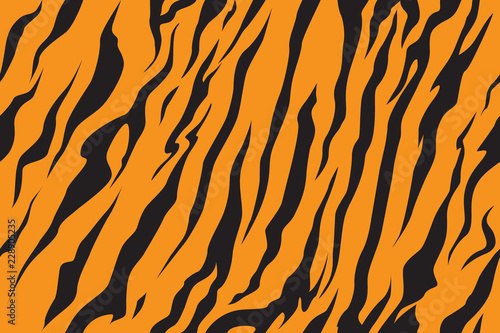 Print stripe animals jungle tiger fur texture pattern seamless repeating orange yellow black