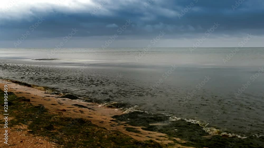 landscape of the sea at cloudy weather landscape of the sea at cloudy weather
