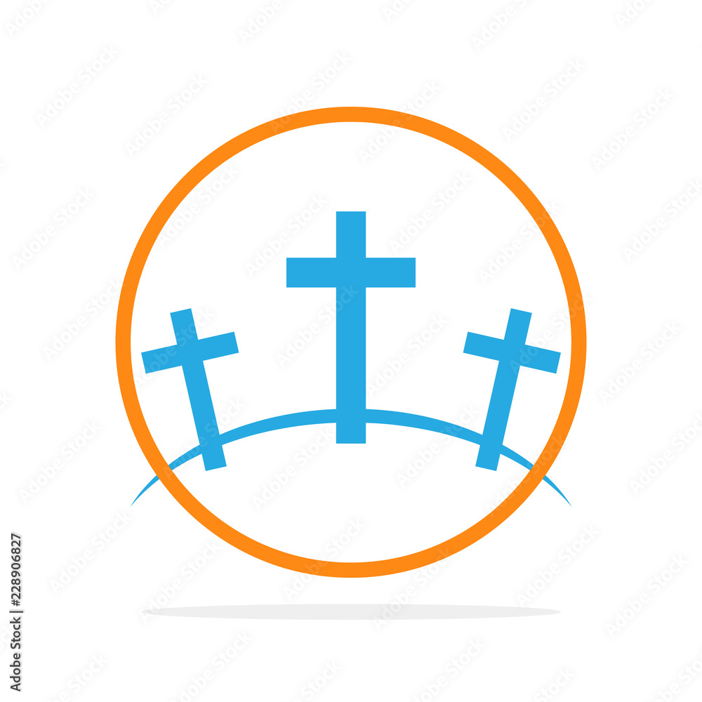 Calvary icon. Vector illustration. Calvary icon. Vector illustration.