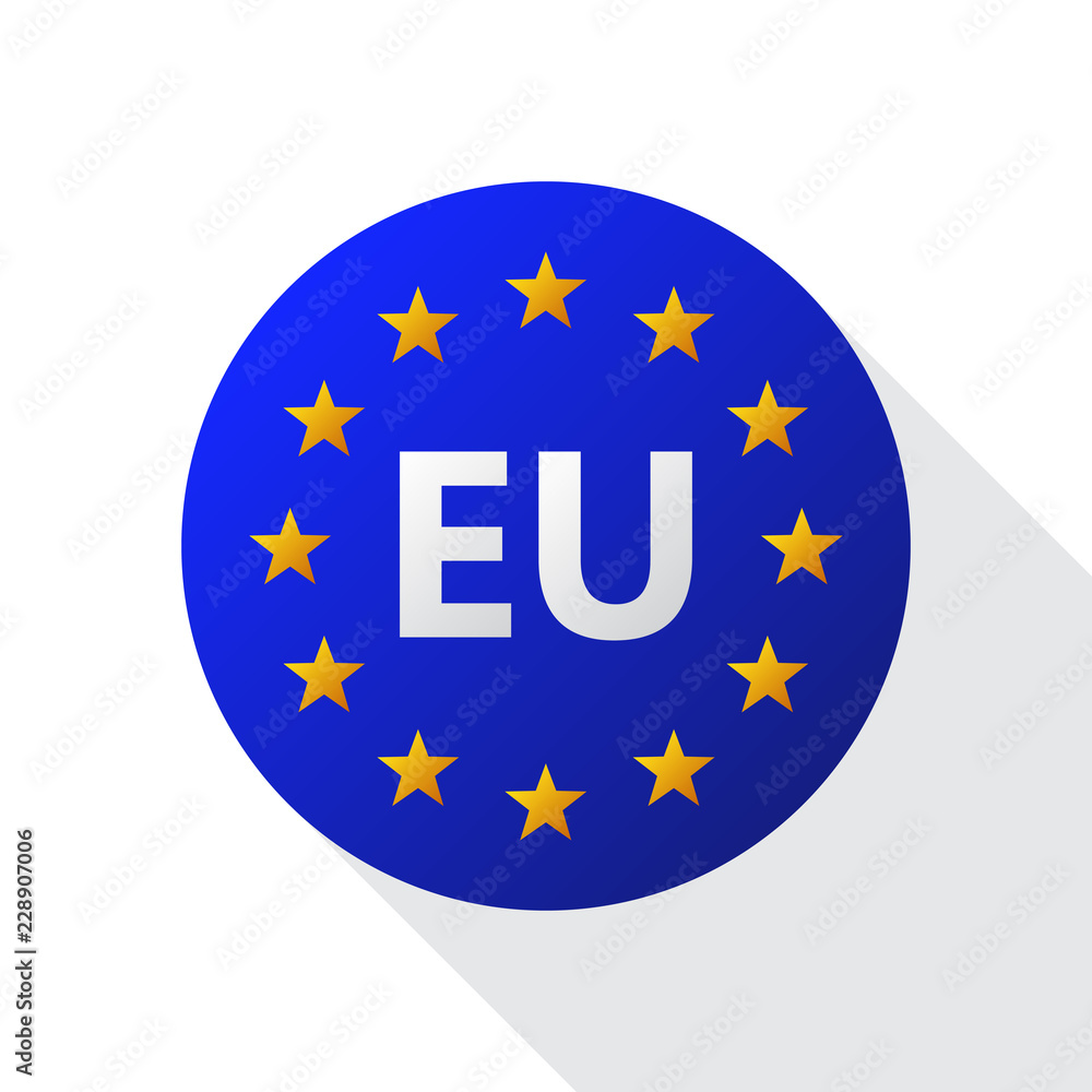 European union logo. Vector illustration. European union logo. Vector illustration.