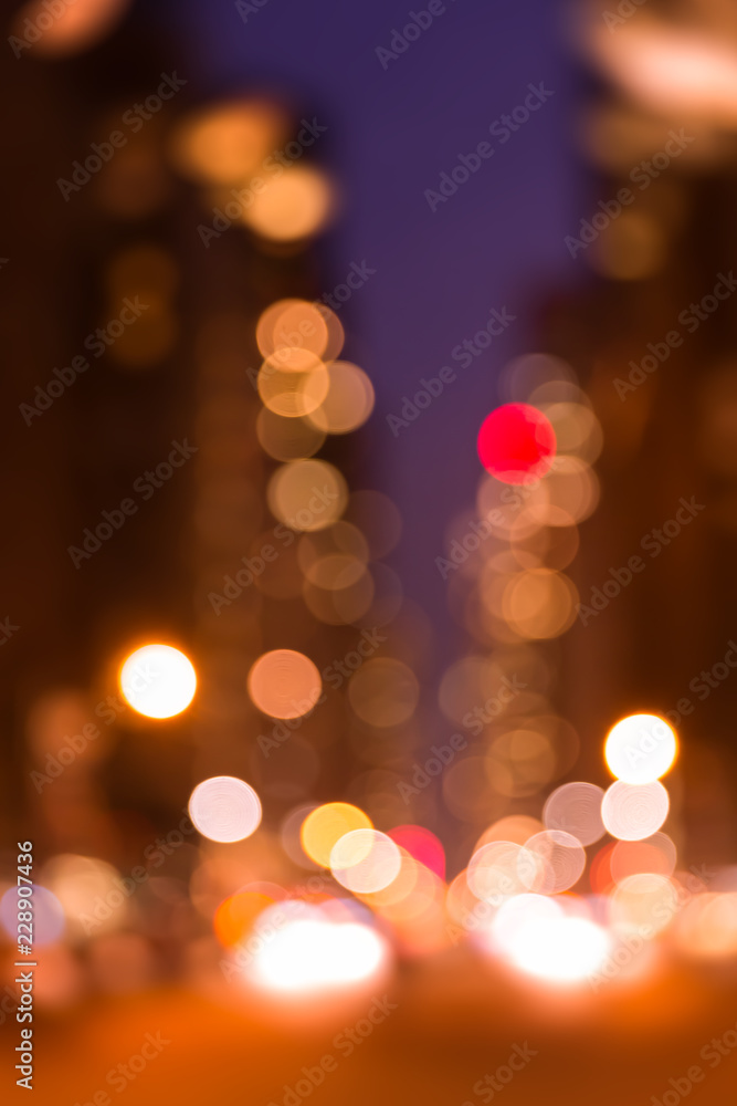 Abstract blurred image of NYC streets Abstract blurred image of NYC streets