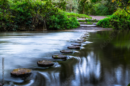 Canvas Print Stepping Stones