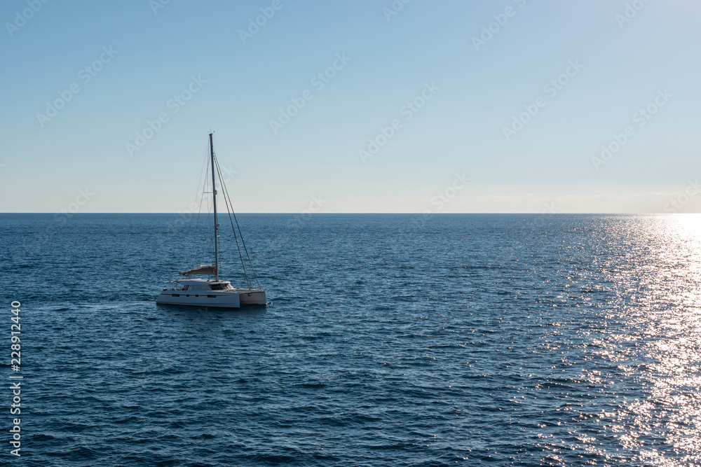 Sailing boat in Malta