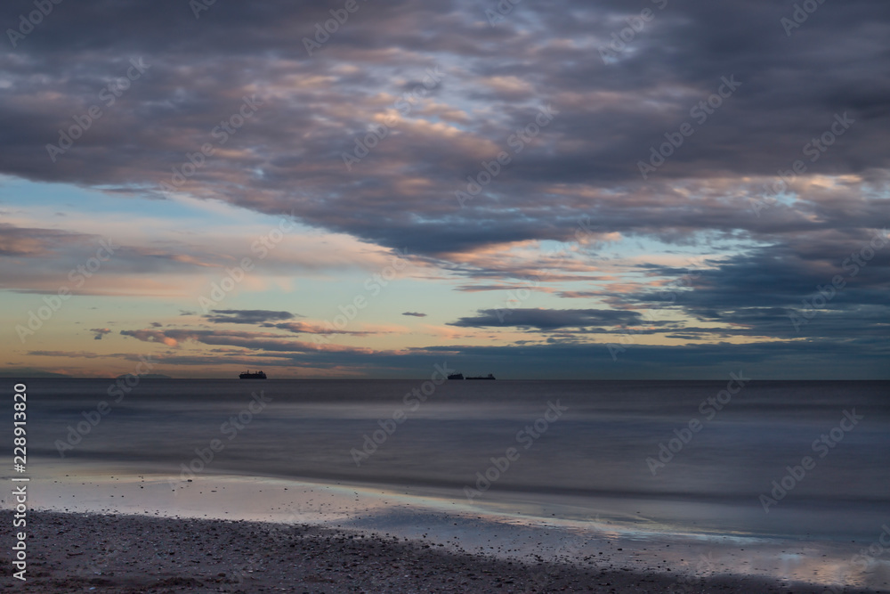 Obraz premium Amanecer en la Playa del Saler, Valencia