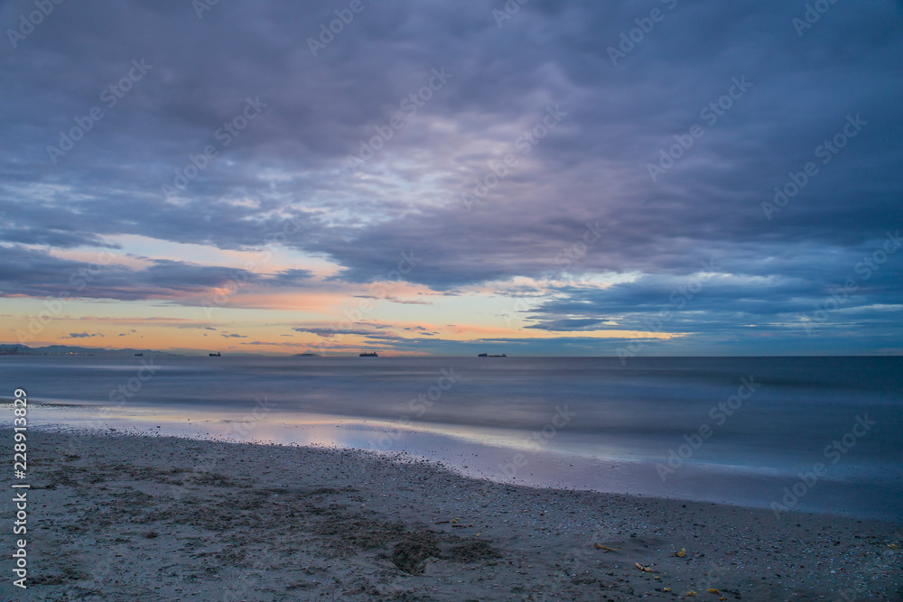 Amanecer en la Playa del Saler, Valencia