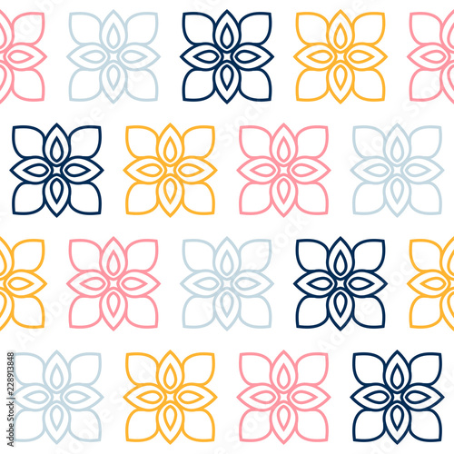 Abstract handmade seamless pattern background. Childish handcrafted wallpaper for design card, baby nappy, diaper, scrapbook, holiday wrapping paper, textile, bag print, t shirt etc.