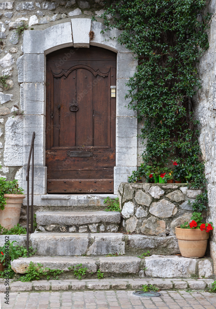 Fototapeta premium Facade in old French house