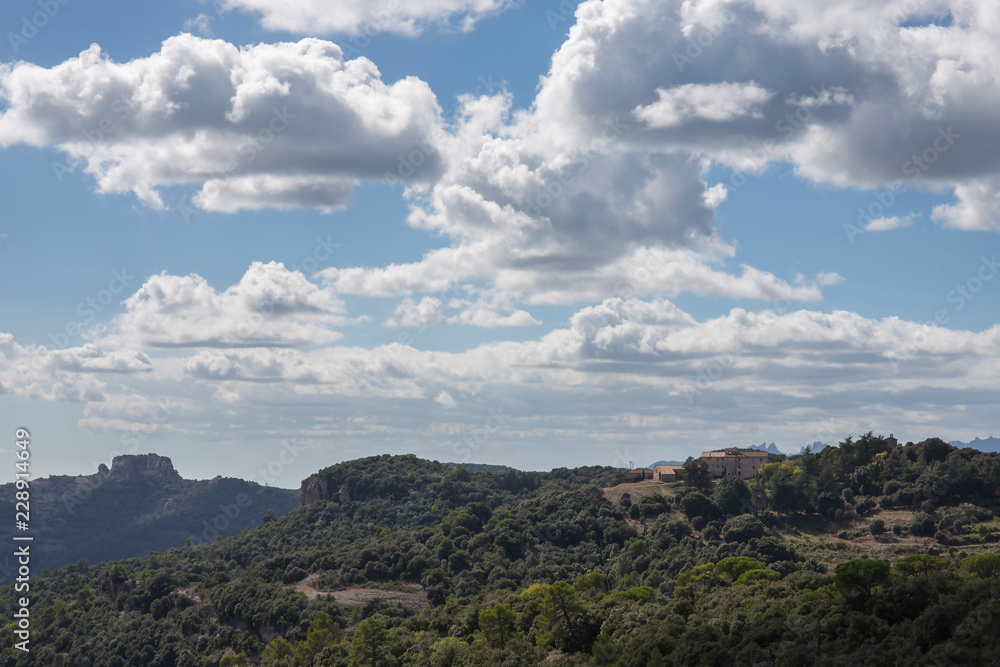 Fototapeta premium Parque natural de Sant Llorenç del Munt i l'Obac