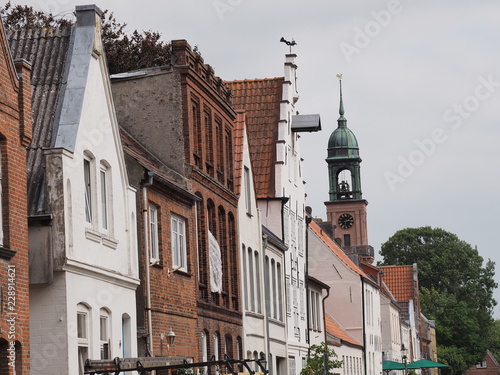 Stadt Friedrichstadt - liegt zwischen den Fl  ssen Eider und Treene im Kreis Nordfriesland in Schleswig-Holstein   