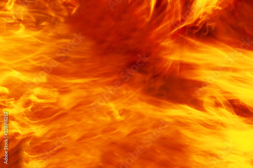 Firestorm of inferno fire. Fiery background