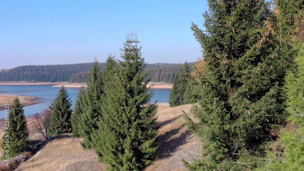 Flaje Water Reservoir During the Autumn in the Czech Republic Flaje Water Reservoir During the Autumn in the Czech Republic