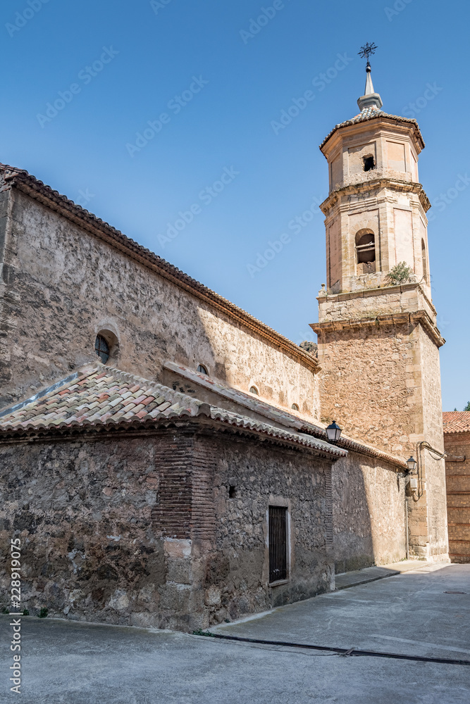 Church in Libros village, Spain