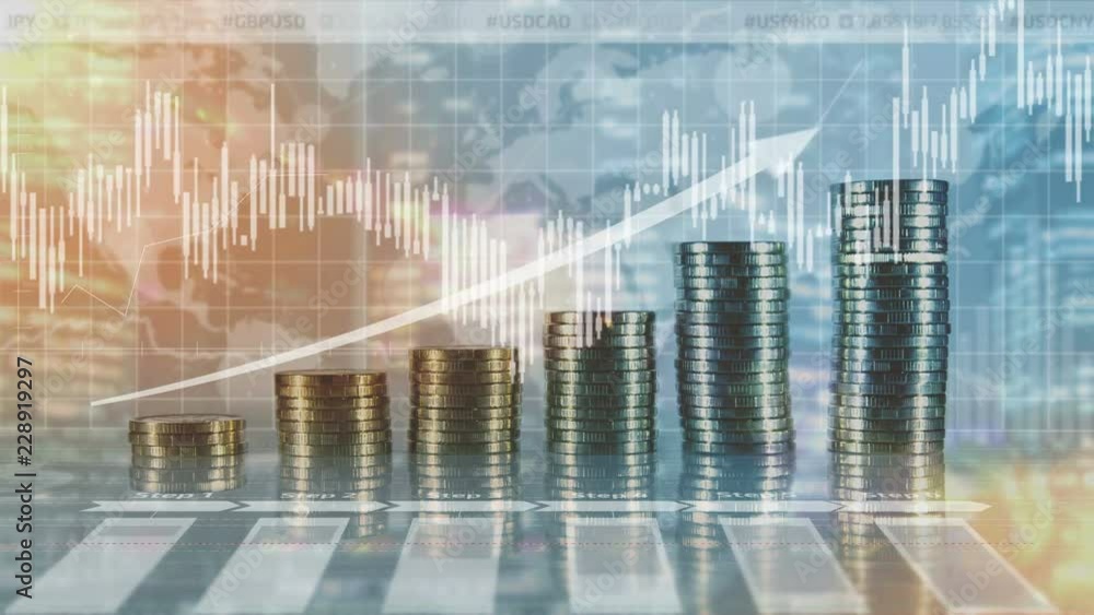 Money profit growth and infographics Money profit growth and infographics