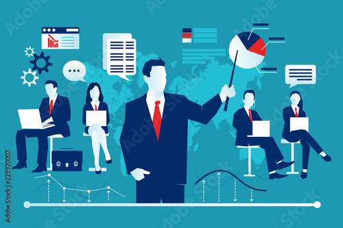Staff training, professional development, knowledge concept