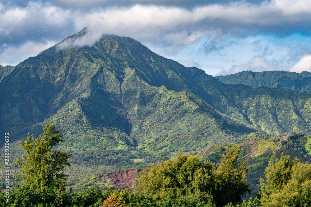 Kauai Na Pali Coast Large Mountain