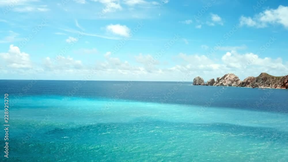 Aerial Rise: Blue Waters of Cabo San Carlos Mexico Aerial Rise: Blue Waters of Cabo San Carlos Mexico