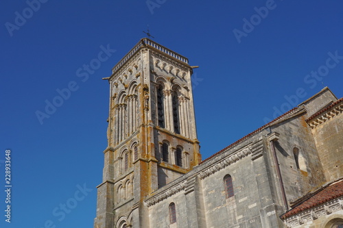 Vezelay, France-October 16, 2018: Basilica Sainte-Marie-Madeleine in Vezelay