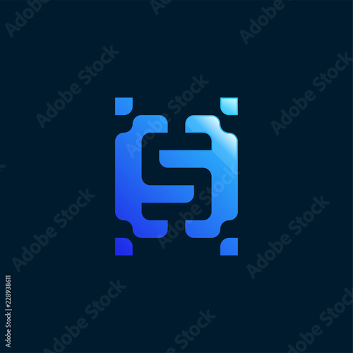Digital Dolar money logo designs concept vector, Pixel Money logo template