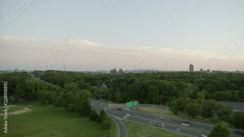Pedestal Down Shot from Aerial Views of the Bronx to Pelham Park photo