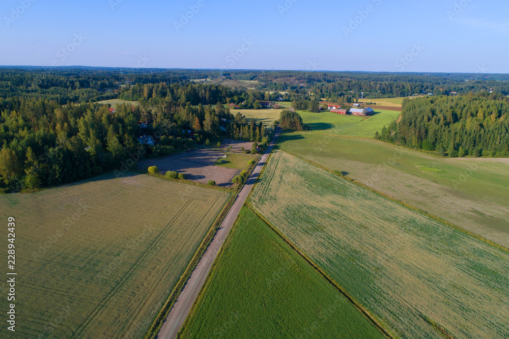Rural landscape of southern Finland