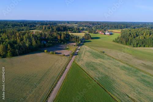 Rural landscape of southern Finland