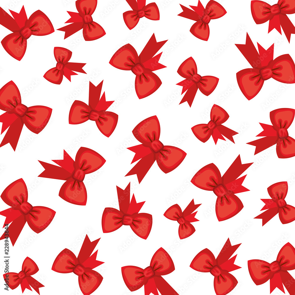 bowns ribbon decorative pattern