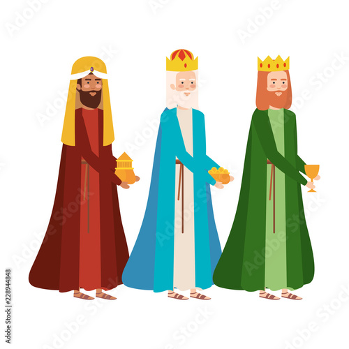 wise kings manger characters