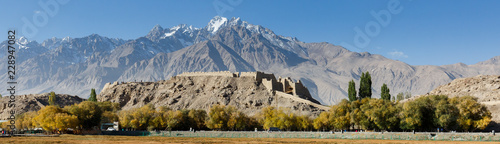Photography Panorama of Stone Fort at Tashgurkan (Xinjiang, China)
