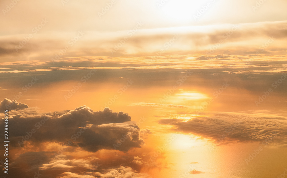 Fototapeta premium Celestial heavenly clouds